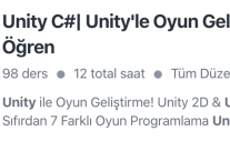Unity ile Oyun Geliştirme